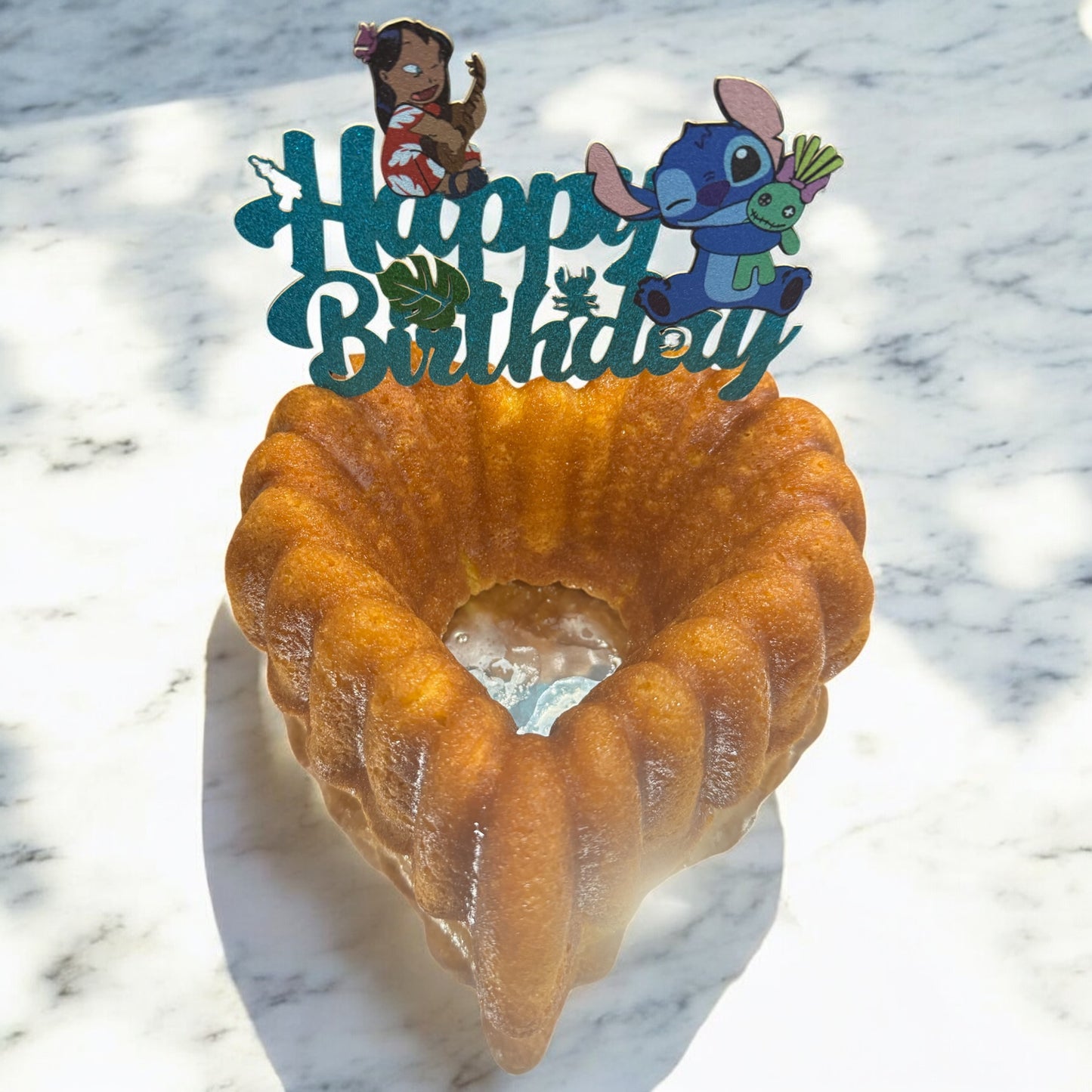 Heart-Shaped Rum Bundt Cake