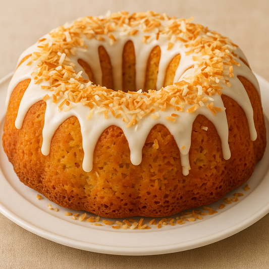 Coconut Cream Paradise Bundt