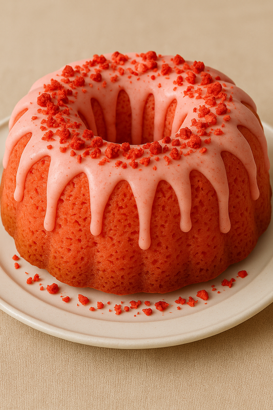 Strawberries & Cream Bundt